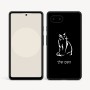 כיסוי בעיצוב אישי עם השם שלך לדגם - Google Pixel 9a 5G בעיצוב חתול