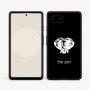 כיסוי בעיצוב אישי עם השם שלך לדגם - Google Pixel 9a 5G בעיצוב ראש פיל