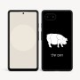 כיסוי בעיצוב אישי עם השם שלך לדגם - Google Pixel 9a 5G בעיצוב חזיר