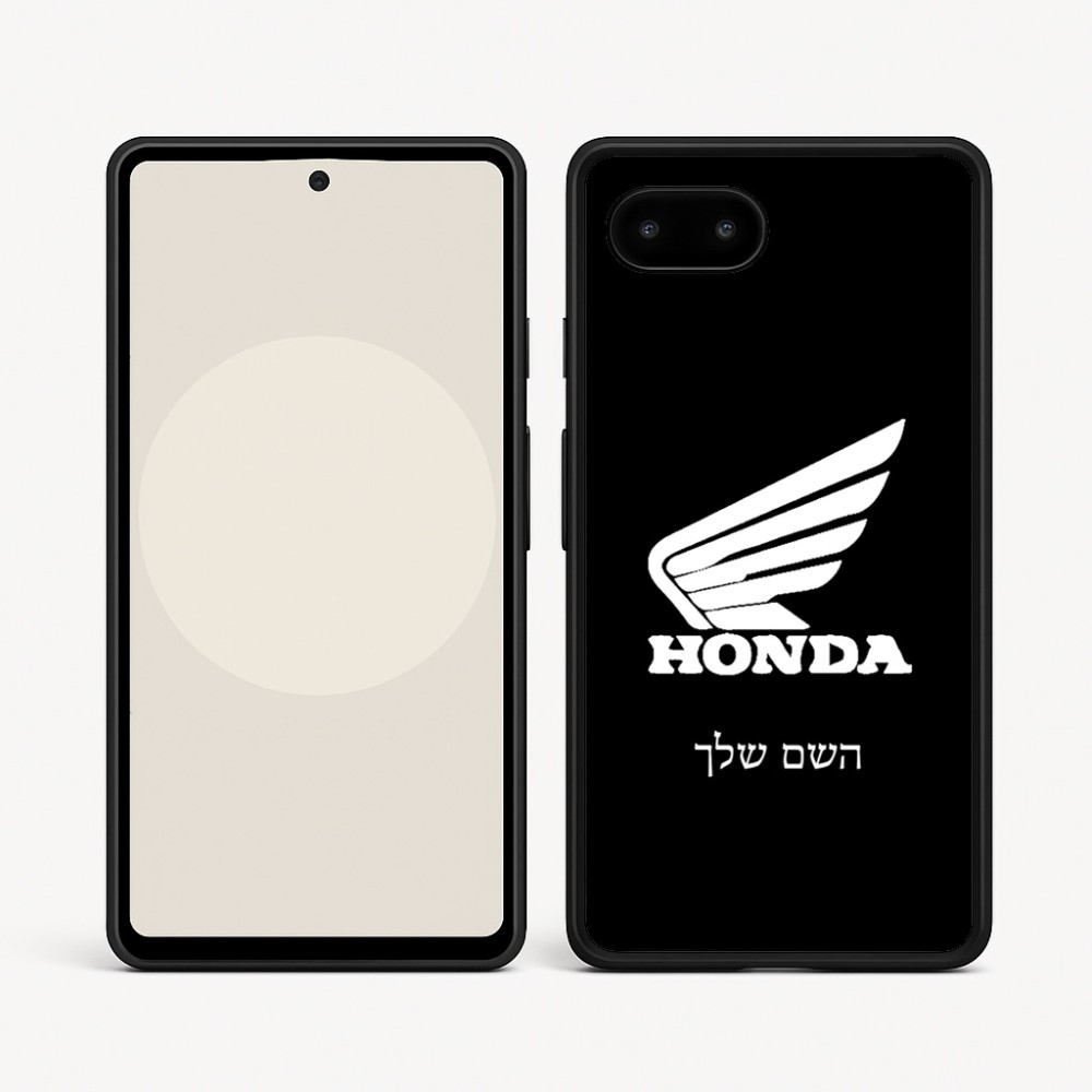 כיסוי בעיצוב אישי עם השם שלך לדגם - Google Pixel 9a 5G בעיצוב הונדה
