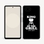 כיסוי בעיצוב אישי עם השם שלך לדגם - Google Pixel 9a 5G בעיצוב מלך הגריל