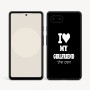כיסוי בעיצוב אישי עם השם שלך לדגם - Google Pixel 9a 5G בעיצוב אוהב את החברה שלי