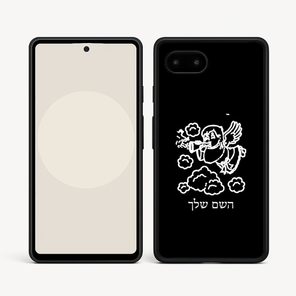 כיסוי בעיצוב אישי עם השם שלך לדגם - Google Pixel 9a 5G בעיצוב מחזמר אנג'ל 2