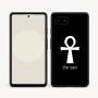 כיסוי בעיצוב אישי עם השם שלך לדגם - Google Pixel 9a 5G בעיצוב אנק - מפתח החיים המצרי
