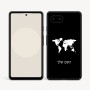 כיסוי בעיצוב אישי עם השם שלך לדגם - Google Pixel 9a 5G בעיצוב מפת העולם