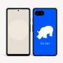 כיסוי בעיצוב אישי עם השם שלך לדגם - Google Pixel 9a 5G בעיצוב קרנף