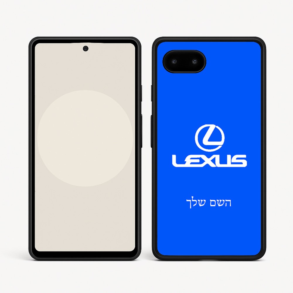 כיסוי בעיצוב אישי עם השם שלך לדגם - Google Pixel 9a 5G בעיצוב לקסוס