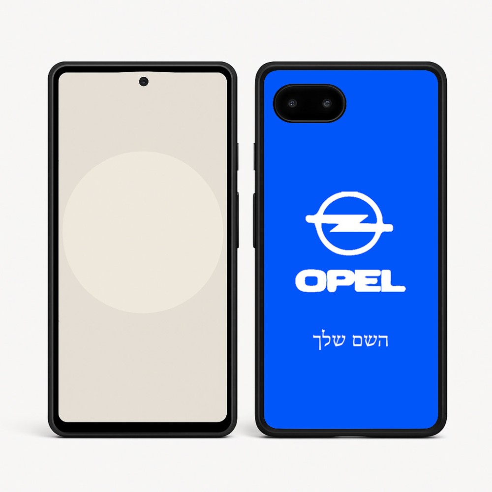 כיסוי בעיצוב אישי עם השם שלך לדגם - Google Pixel 9a 5G בעיצוב אופל