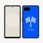 כיסוי בעיצוב אישי עם השם שלך לדגם - Google Pixel 9a 5G בעיצוב דגל המירוץ
