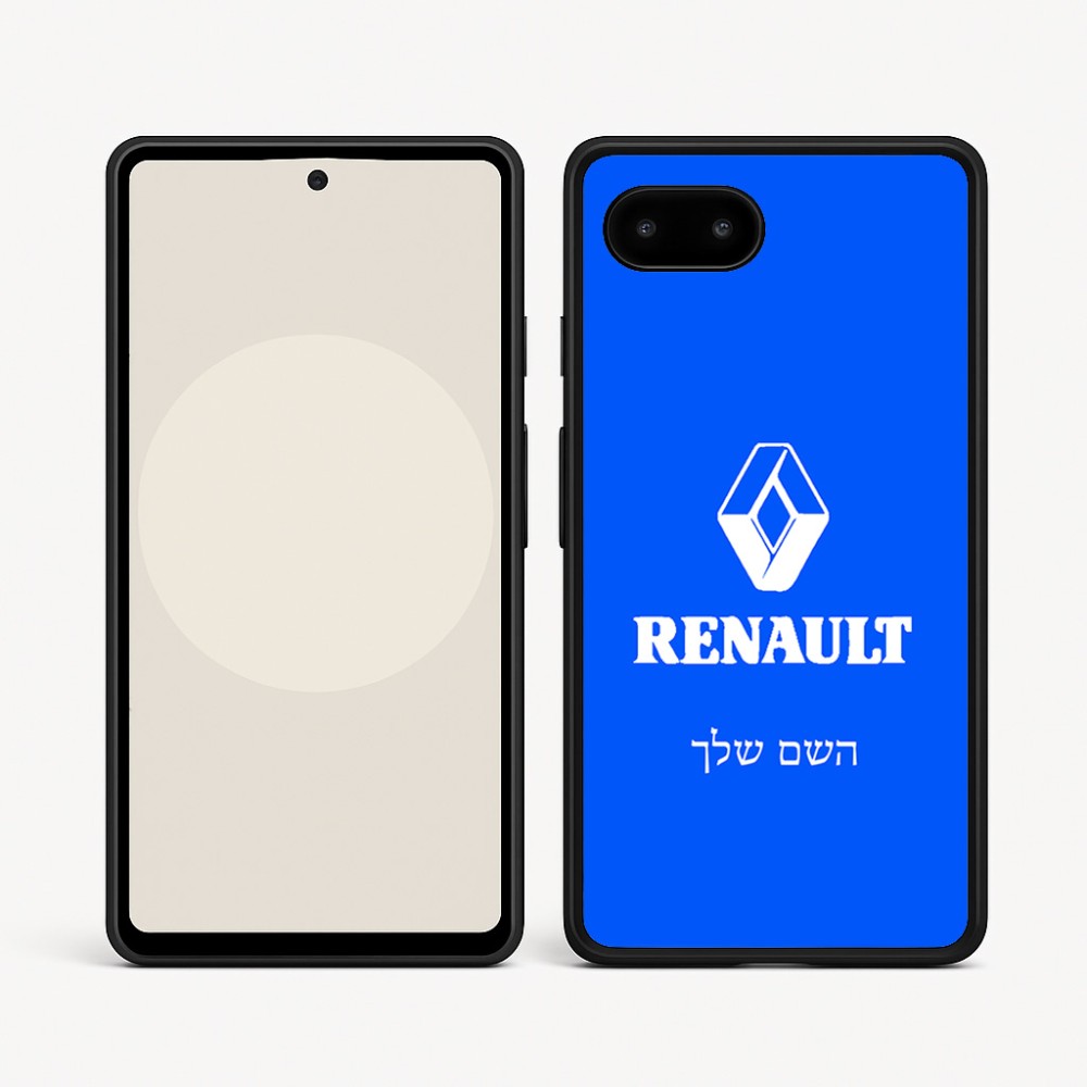 כיסוי בעיצוב אישי עם השם שלך לדגם - Google Pixel 9a 5G בעיצוב רנו