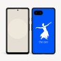 כיסוי בעיצוב אישי עם השם שלך לדגם - Google Pixel 9a 5G בעיצוב בלרינה