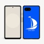 כיסוי בעיצוב אישי עם השם שלך לדגם - Google Pixel 9a 5G בעיצוב סירה