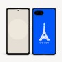 כיסוי בעיצוב אישי עם השם שלך לדגם - Google Pixel 9a 5G בעיצוב מגדל אייפל