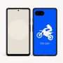 כיסוי בעיצוב אישי עם השם שלך לדגם - Google Pixel 9a 5G בעיצוב מוטוקרוס