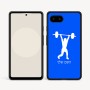כיסוי בעיצוב אישי עם השם שלך לדגם - Google Pixel 9a 5G בעיצוב הרמת משקולות