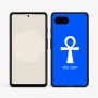 כיסוי בעיצוב אישי עם השם שלך לדגם - Google Pixel 9a 5G בעיצוב אנק - מפתח החיים המצרי