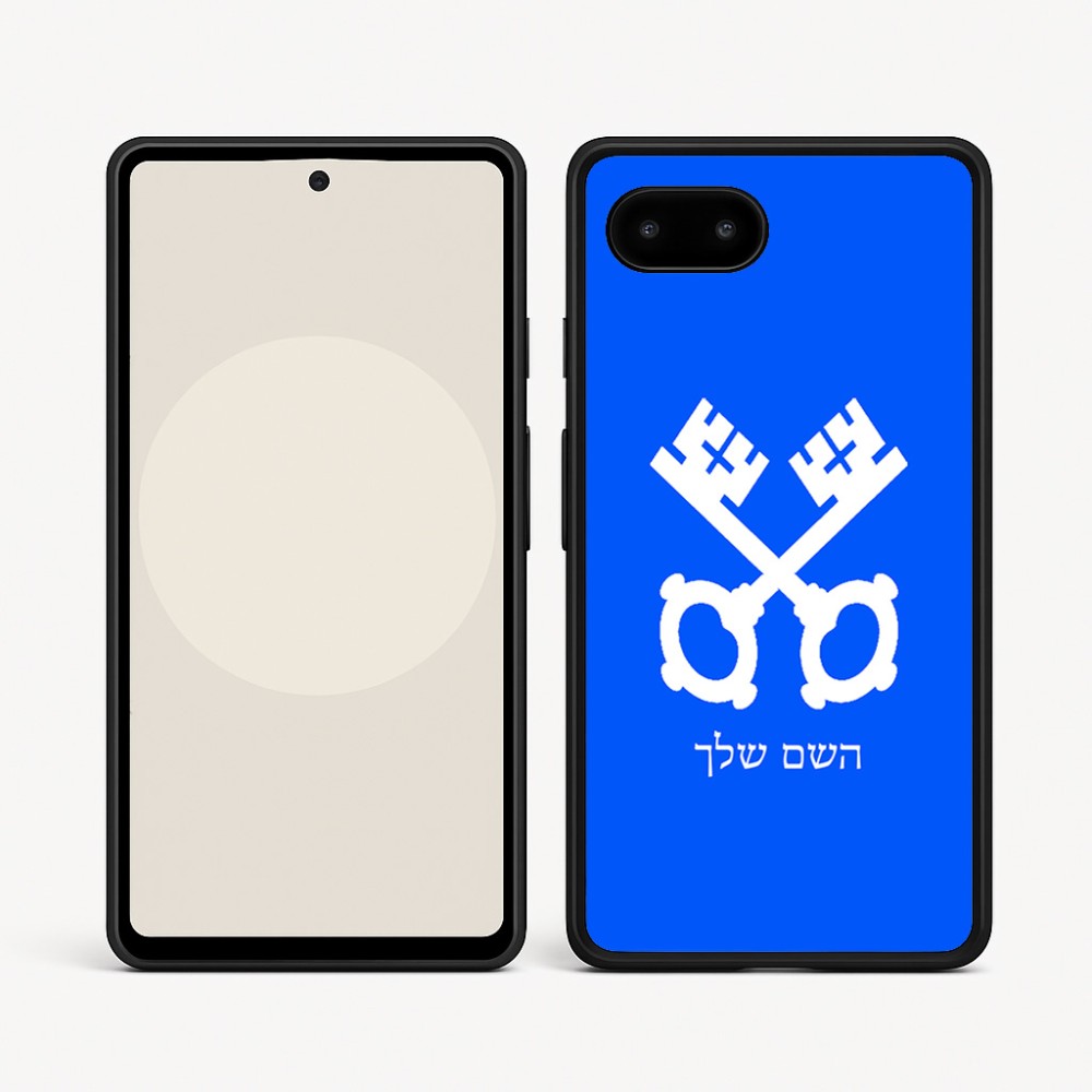 כיסוי בעיצוב אישי עם השם שלך לדגם - Google Pixel 9a 5G בעיצוב מפתחות