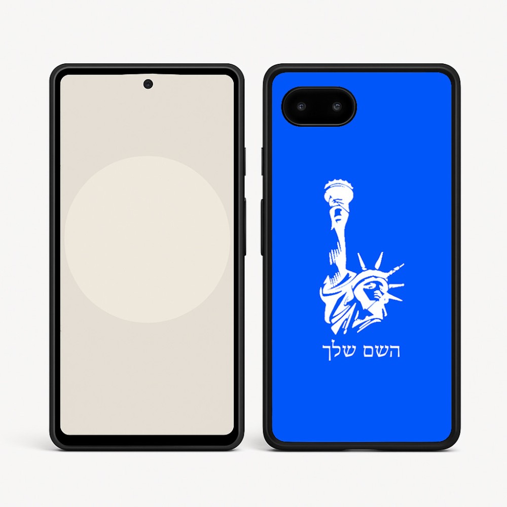 כיסוי בעיצוב אישי עם השם שלך לדגם - Google Pixel 9a 5G בעיצוב פסל החירות