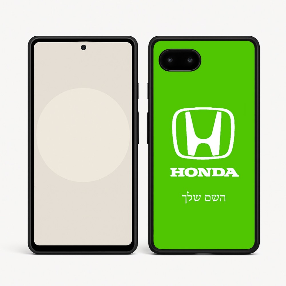 כיסוי בעיצוב אישי עם השם שלך לדגם - Google Pixel 9a 5G בעיצוב הונדה 2
