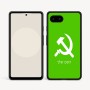 כיסוי בעיצוב אישי עם השם שלך לדגם - Google Pixel 9a 5G בעיצוב פטיש ומגל