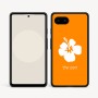 כיסוי בעיצוב אישי עם השם שלך לדגם - Google Pixel 9a 5G בעיצוב פרח היביסקוס