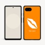 כיסוי בעיצוב אישי עם השם שלך לדגם - Google Pixel 9a 5G בעיצוב שפתיים - נשיקה
