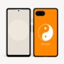 כיסוי בעיצוב אישי עם השם שלך לדגם - Google Pixel 9a 5G בעיצוב סמל יינג יאנג