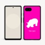 כיסוי בעיצוב אישי עם השם שלך לדגם - Google Pixel 9a 5G בעיצוב קרנף