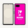 כיסוי בעיצוב אישי עם השם שלך לדגם - Google Pixel 9a 5G בעיצוב אוהב את החברה שלי