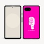 כיסוי בעיצוב אישי עם השם שלך לדגם - Google Pixel 9a 5G בעיצוב מיקרופון