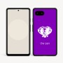 כיסוי בעיצוב אישי עם השם שלך לדגם - Google Pixel 9a 5G בעיצוב ראש פיל