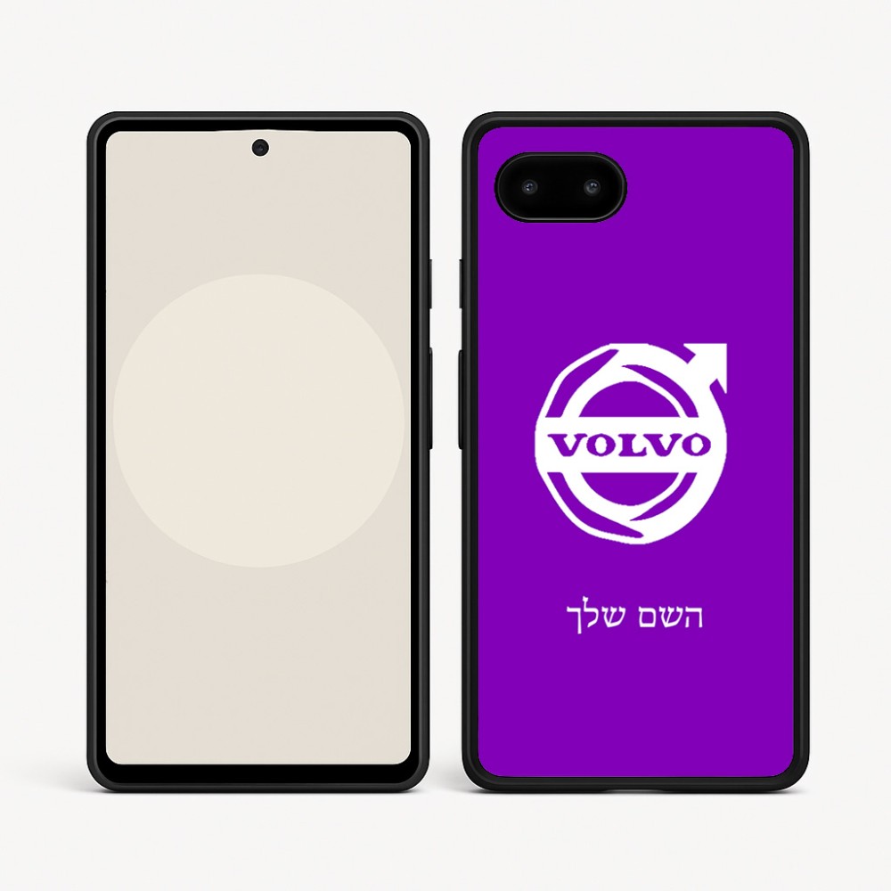 כיסוי בעיצוב אישי עם השם שלך לדגם - Google Pixel 9a 5G בעיצוב וולוו