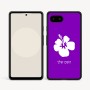 כיסוי בעיצוב אישי עם השם שלך לדגם - Google Pixel 9a 5G בעיצוב פרח היביסקוס
