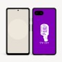 כיסוי בעיצוב אישי עם השם שלך לדגם - Google Pixel 9a 5G בעיצוב מיקרופון
