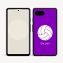 כיסוי בעיצוב אישי עם השם שלך לדגם - Google Pixel 9a 5G בעיצוב כדור כדורעף