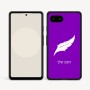 כיסוי בעיצוב אישי עם השם שלך לדגם - Google Pixel 9a 5G בעיצוב נוצת נוצה