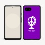 כיסוי בעיצוב אישי עם השם שלך לדגם - Google Pixel 9a 5G בעיצוב גלובוסי שלום