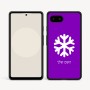 כיסוי בעיצוב אישי עם השם שלך לדגם - Google Pixel 9a 5G בעיצוב שלג