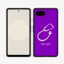 כיסוי בעיצוב אישי עם השם שלך לדגם - Google Pixel 9a 5G בעיצוב סטטוסקופ רופא