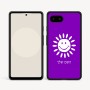 כיסוי בעיצוב אישי עם השם שלך לדגם - Google Pixel 9a 5G בעיצוב שמש