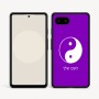 כיסוי בעיצוב אישי עם השם שלך לדגם - Google Pixel 9a 5G בעיצוב סמל יינג יאנג