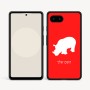 כיסוי בעיצוב אישי עם השם שלך לדגם - Google Pixel 9a 5G בעיצוב קרנף