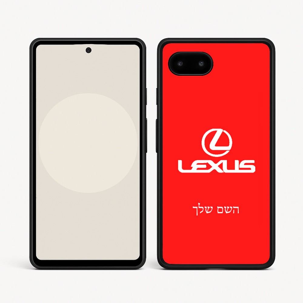 כיסוי בעיצוב אישי עם השם שלך לדגם - Google Pixel 9a 5G בעיצוב לקסוס