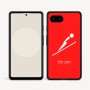 כיסוי בעיצוב אישי עם השם שלך לדגם - Google Pixel 9a 5G בעיצוב קפיצת סקי אולימפית