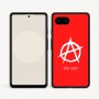 כיסוי בעיצוב אישי עם השם שלך לדגם - Google Pixel 9a 5G בעיצוב אנרכיה