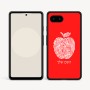 כיסוי בעיצוב אישי עם השם שלך לדגם - Google Pixel 9a 5G בעיצוב הדפס תפוח