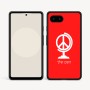 כיסוי בעיצוב אישי עם השם שלך לדגם - Google Pixel 9a 5G בעיצוב גלובוסי שלום