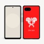כיסוי בעיצוב אישי עם השם שלך לדגם - Google Pixel 9a 5G בעיצוב פרחי קרן