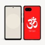כיסוי בעיצוב אישי עם השם שלך לדגם - Google Pixel 9a 5G בעיצוב סמל אום