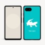 כיסוי בעיצוב אישי עם השם שלך לדגם - Google Pixel 9a 5G בעיצוב תנין